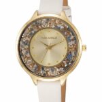 PARK AVENUE – Эмэгтэй цаг, Цагаан/алтлаг